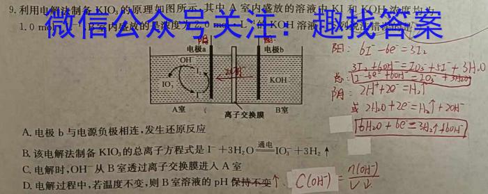 河北省示范性高中2024-2025学年高一期中质量检测联合测评数学