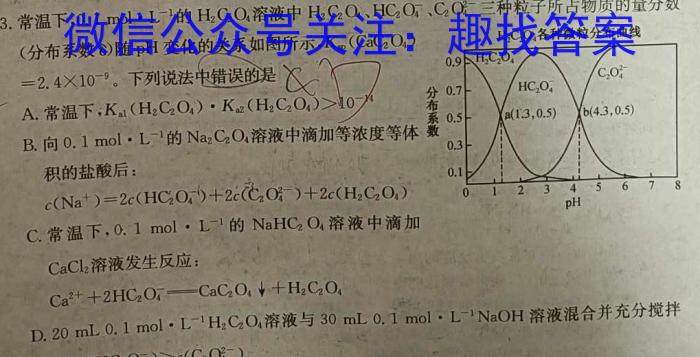 2023-2024学年河南省三甲名校原创押题试卷（五）化学