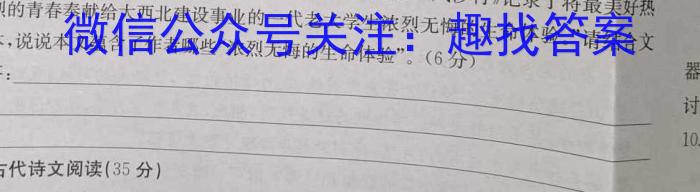 安徽省芜湖市南陵县2023-2024学年度第二学期七年级义务教育学校期末考试语文