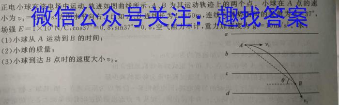 四川省巴中市2023年秋学期高一期末考试物理试卷答案