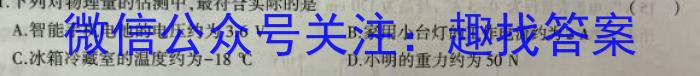 衡水金卷2024版先享卷答案信息卷 二物理试卷答案