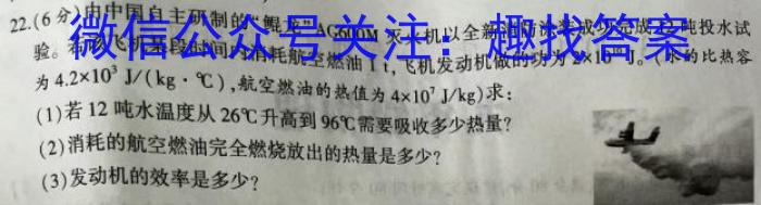 成都石室中学2023-2024学年度下期高2024届二诊模拟物理试卷答案