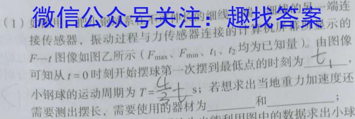 贵州省贵阳市(六盘水市、铜仁市适用)2024年高三适应性考试(二)2(2024年5月)物理`