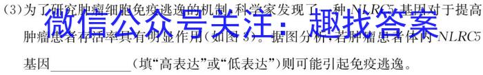 2024年山西省中考信息冲刺卷·第二次适应与模拟生物学试题答案