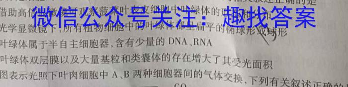 湖北省2024年宜荆荆随恩高一3月联考数学h