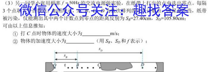 2024届九师联盟高三3月质量检测物理`