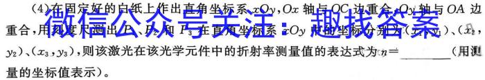 衡水金卷2025届高三摸底联考(山东)物理试题答案