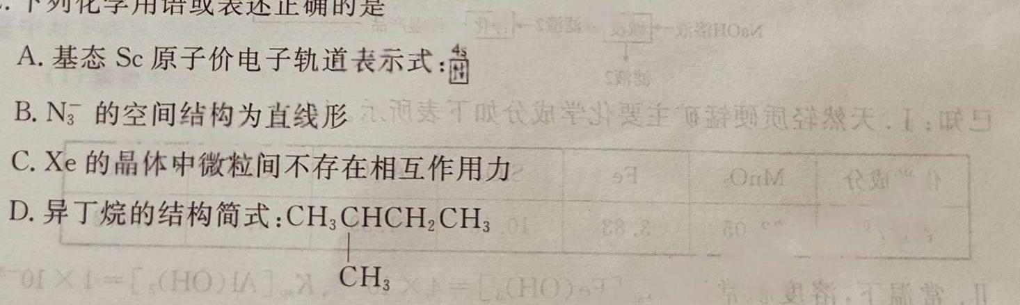 【热荐】安徽省滁州市2023-2024学年度高一年级期末考试化学