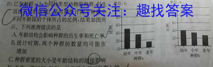 2024年普通高等学校招生全国统一考试名校联盟压轴卷(T8联盟)(一)数学