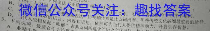 湖北省2024届高三年级下学期3月联考/语文