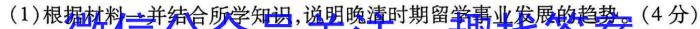 安徽省2024届九年级质量检测试卷（64）历史