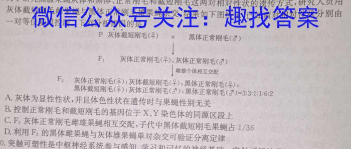 安徽省2024-2025学年上学期七年级开学考试（多标题）生物学试题答案