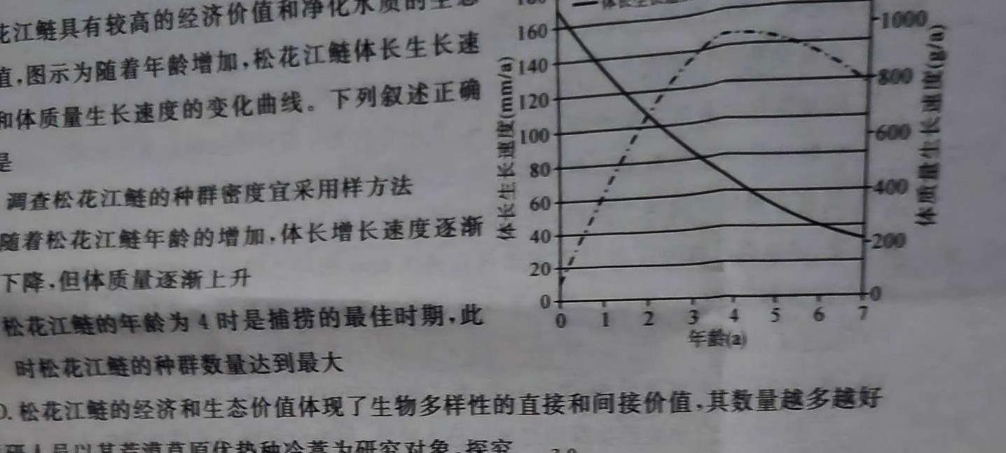 江西省抚州市2023-2024学年度上学期七年级学生学业质量监测生物
