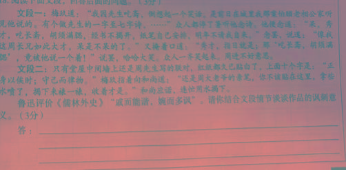 [今日更新]安徽省界首市2023-2024学年度（上）期末学业结果诊断性评价语文试卷答案