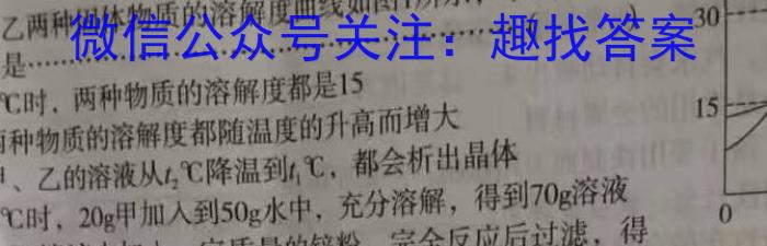 河南省焦作市2024年9月开学考化学