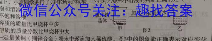 安徽省2024-2025学年高二年级上学期阶段检测化学