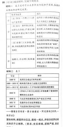 浙江省嘉兴市2024年高三教学测试(2024年4月)历史