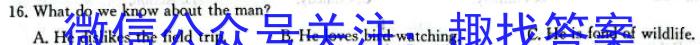 山西省忻州二中2023-2024学年高三第二学期期中考试英语