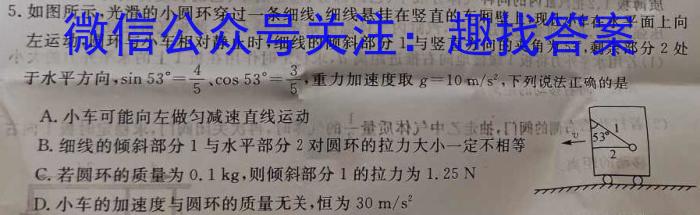 荆州中学2021级高三下学期第三次适应性考试物理`