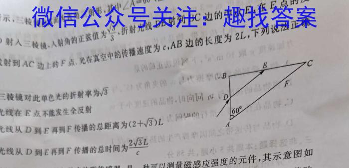 2024届高三仿真模拟调研卷·(二)2物理`