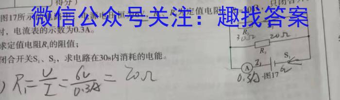 河北省2023-2024高二7月联考(24-617B)物理试题答案