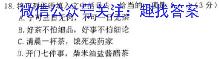 河北省2024年高三年级5月模拟(一)1语文