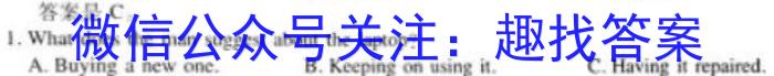 安徽省毛坦厂中学2023~2024学年度下学期期中考试高二(242728D)英语