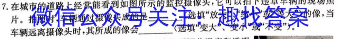 金科大联考·山西省2024届高三1月质量检测物理`