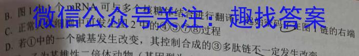 山西省2023-2024学年度第二学期初二素养形成期末测试生物学试题答案