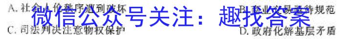 江西省2023-2024学年度九年级阶段性练习(五)历史试题答案