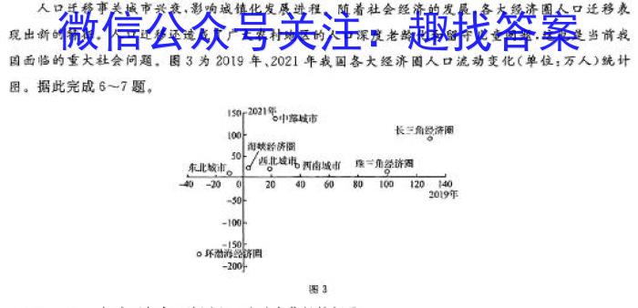 梅州市高三总复习质检试卷(2024.2)&政治