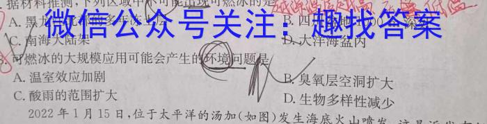 [今日更新]2024届陕西省九年级教学质量检测(24-CZ180c)地理h