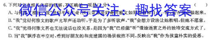 2024年普通高等学校招生全国统一考试预测卷(XGK预测卷)语文