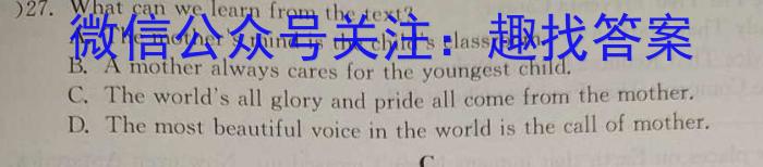 2023-2024学年度第二学期高一6月月考考试检测试卷(241919Z)英语试卷答案