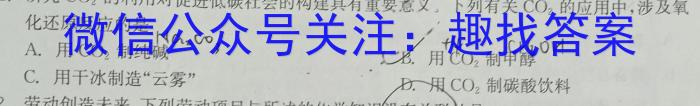 衡中同卷2023-2024高考真题与高三学业质量检测卷(一)化学