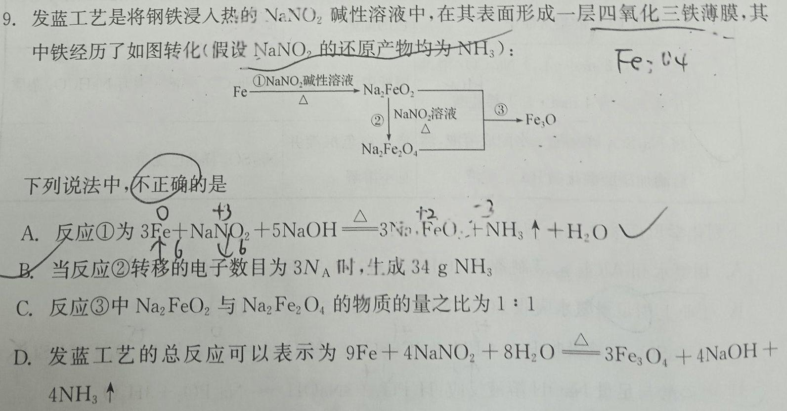 【热荐】河南省2023-2024学年度八年级期末考试（四）化学