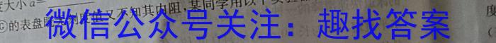 太和县2024年初中学业水平考试模拟测试卷(TH)(二)2h物理