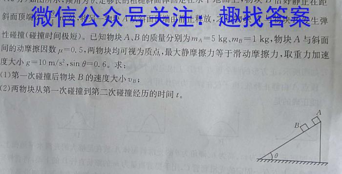 [沈阳一模]2024年沈阳市高中三年级教学质量监测(一)物理试卷答案