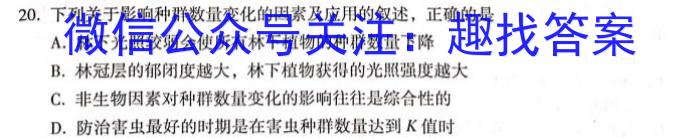 黄金卷2024年河南省普通高中招生考试黄金模拟(三)数学