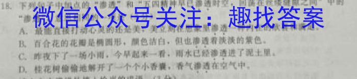 2024年安徽省中考信息押题卷（二）语文