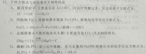 【热荐】陕西省2024年九年级仿真模拟示范卷 SX(五)5化学