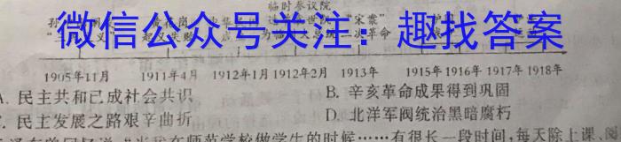 河南省洛阳市偃师区2023-2024学年七年级第一学期期末质量检测试卷历史试卷答案