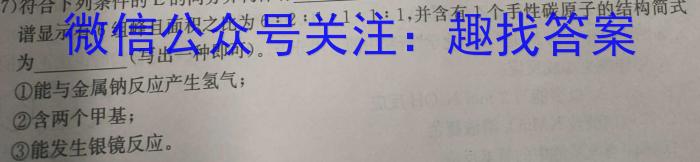 江西省2023-2024学年度八年级第五次阶段性练习化学