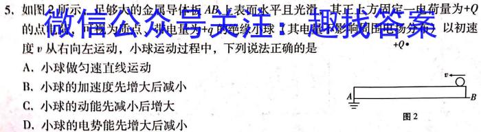 伯乐马2024年普通高等学校招生模拟考试(八)物理`