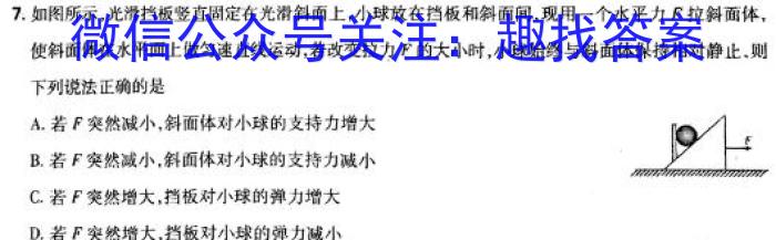 2024届福建省高中毕业班适应性练习卷(3月)(物理)