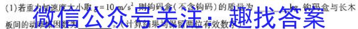 皖智教育 安徽第一卷·省城名校2024年中考最后三模(一)1物理试卷答案