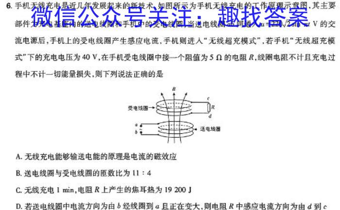 2024年湘黔教考联盟高二第一次检测（4月）物理`