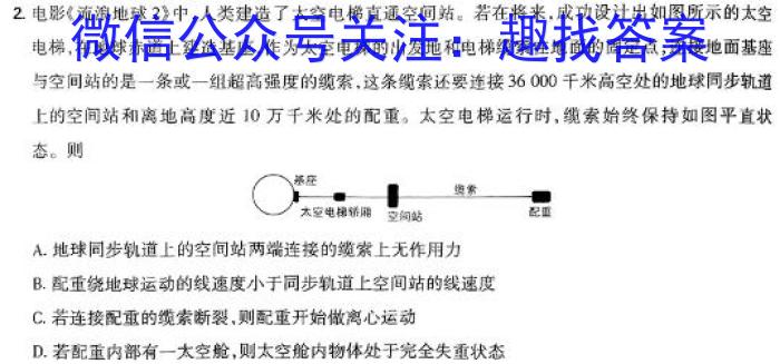 陕西省2024年初中学业水平考试模拟试题（一）物理`