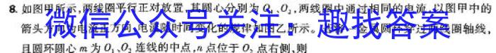 2024普通高等学校招生全国统一考试·临门一卷(一)1物理试题答案