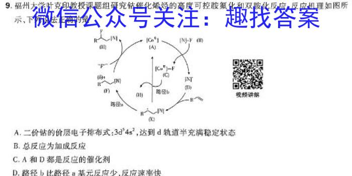 达州市普通高中2024届第二次诊断性测试[达州二诊]化学